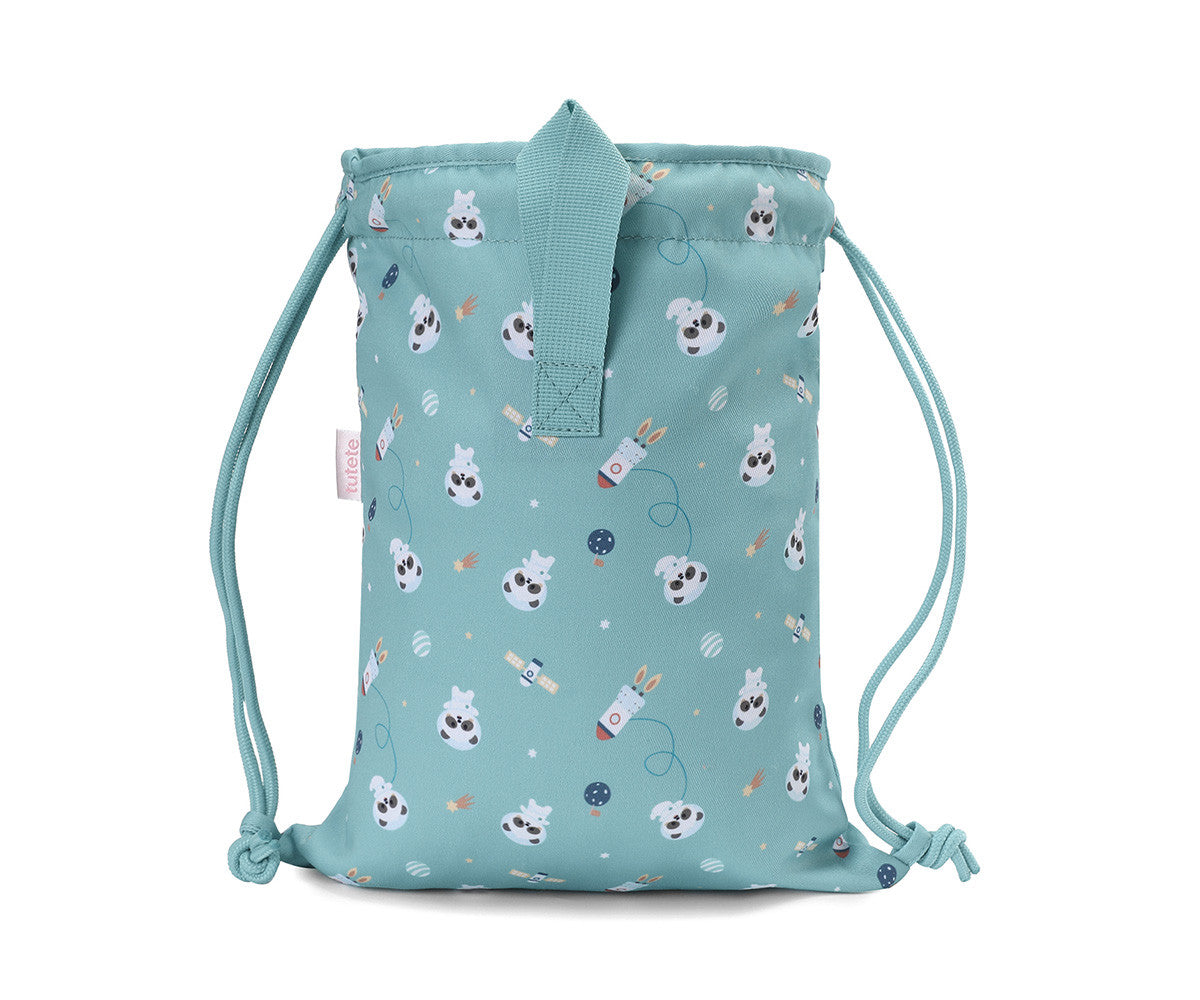 Mochila Saco Tela Panda In Space - TUTETE