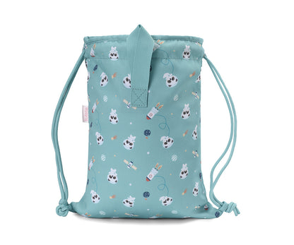 Mochila Saco Tela Panda In Space - TUTETE