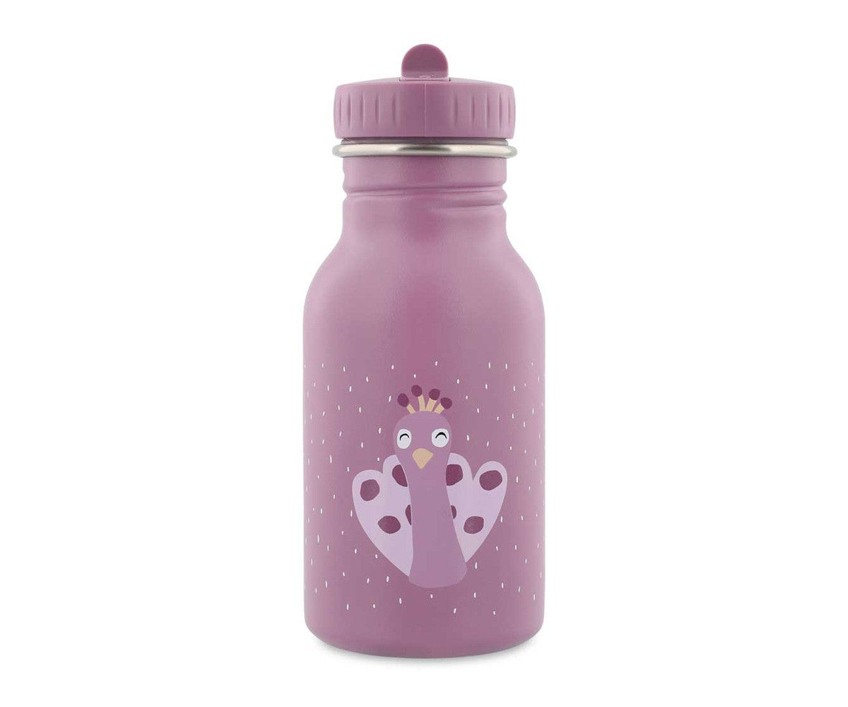 Botella Acero Pavo Real 350ml  - TRIXIE