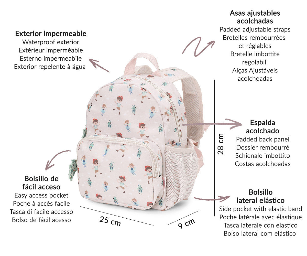 Mochila Infantile Thw Wooden Boy - TUTETE