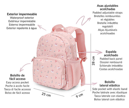 Mochila Infantil Blossom Birds - TUTETE
