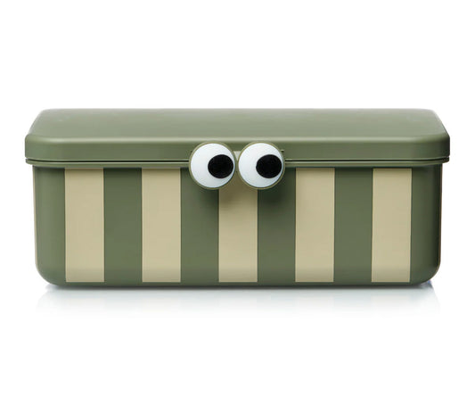 Caja de Almuerzo Verde con 3 Bandejas Extraibles - NOUI NOUI