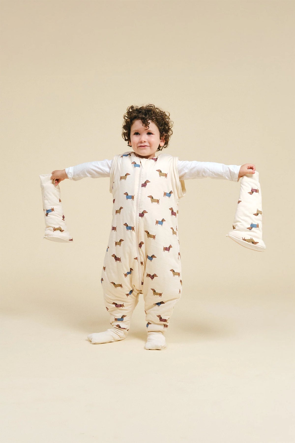 Saco Dormir con Mangas y Piernas Fancy Teckels  + Calcetines Antideslizantes  - MOLINS&CO (Copia)
