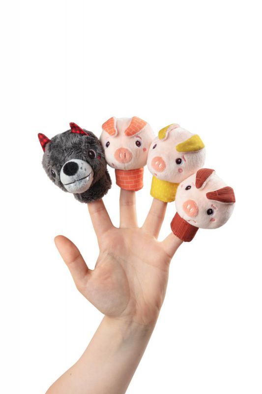 Marioneta de Dedo 3 Cerditos - LILLIPUTIENS