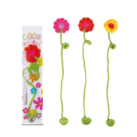 Marcapáginas Flor Ganchillo - TRENDHAUS