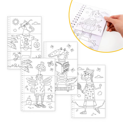 Libro para Colorear y Combinar - TRENDHAUS