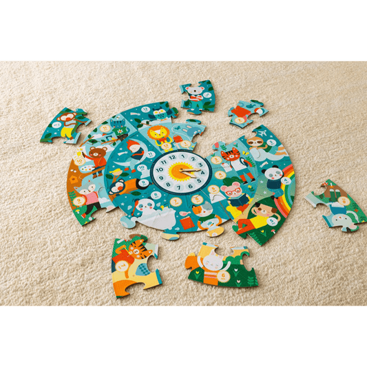 Puzzle Suelo Aprendiendo las horas - PETIT COLLAGE