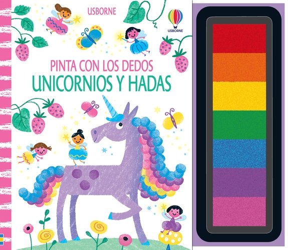 Libro Pinta con los dedos Unicornios y hadas - USBORNE