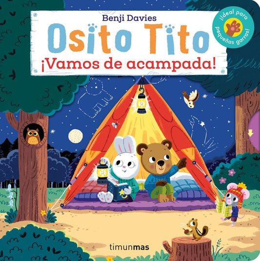 Libro Osito Tito. vamos de acampada - TINUNMAS