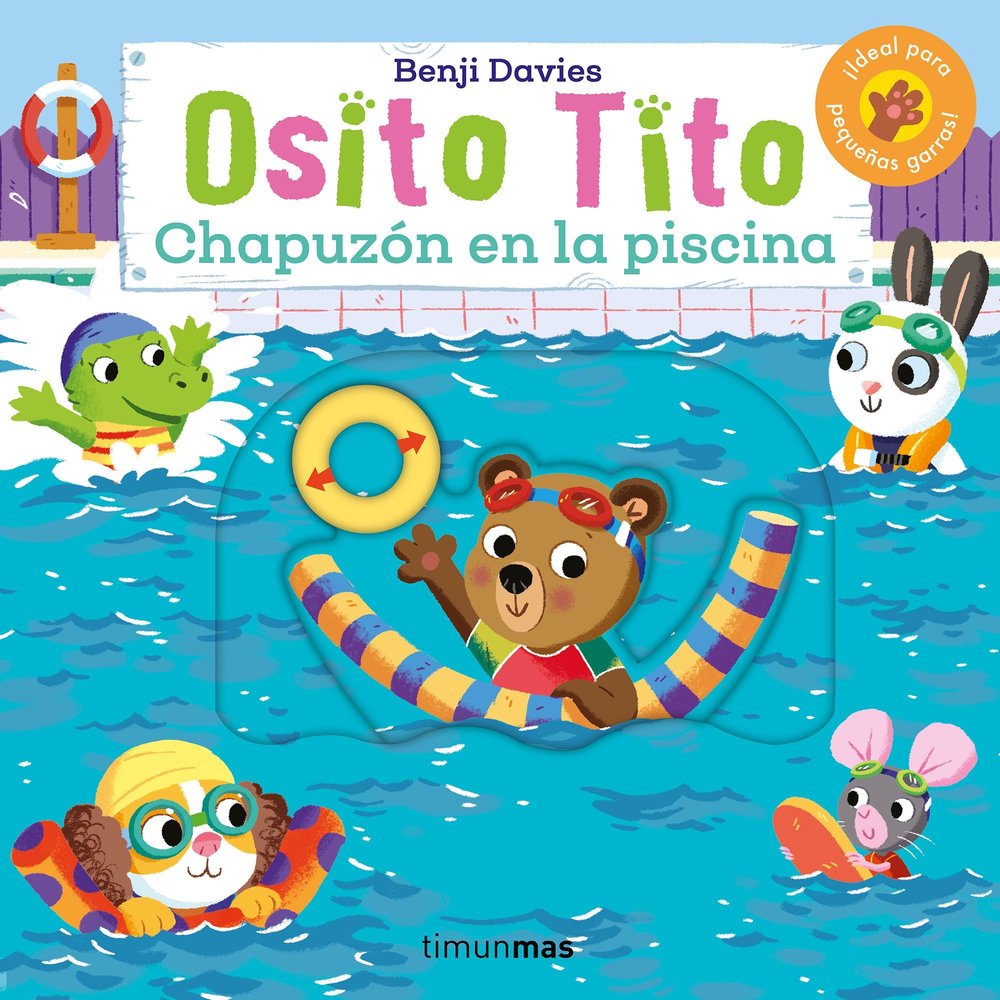 Libro Osito Tito Chapuzón en la piscina- TINUNMAS