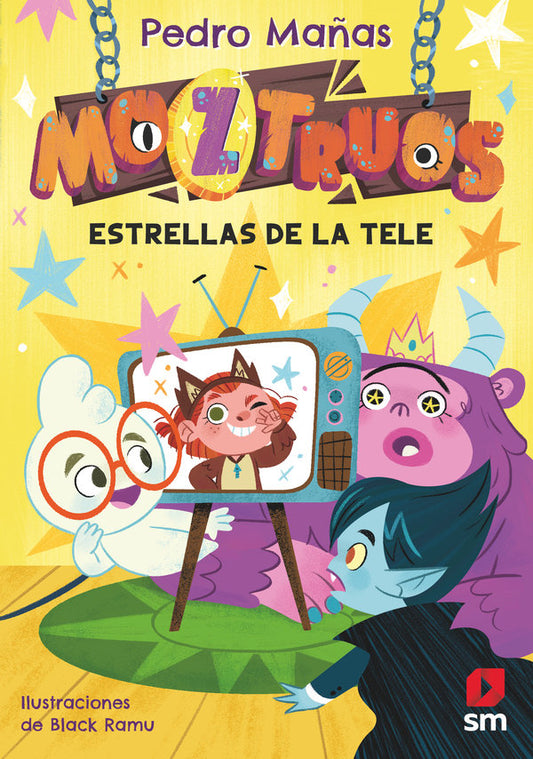 Libro Estrellas de la tele MOZTRUOS  - SM