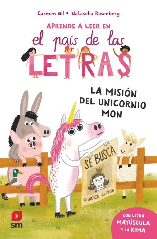 Libro Aprende a leer en el país de las letras. La misión del unicornio mon - SM