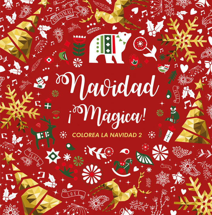Libro Navidad ¡mágica! colorea la navidad - RODENO