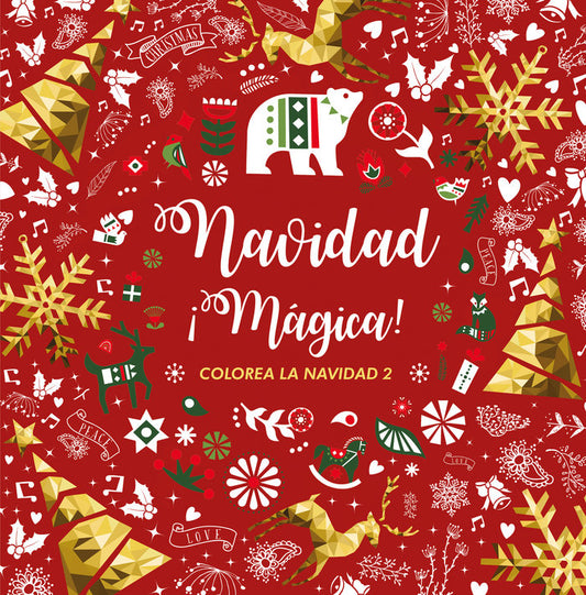 Libro Navidad ¡mágica! colorea la navidad - RODENO