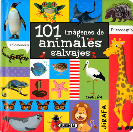 Libro 101 imágenes de animales salvajes - SUSAETA