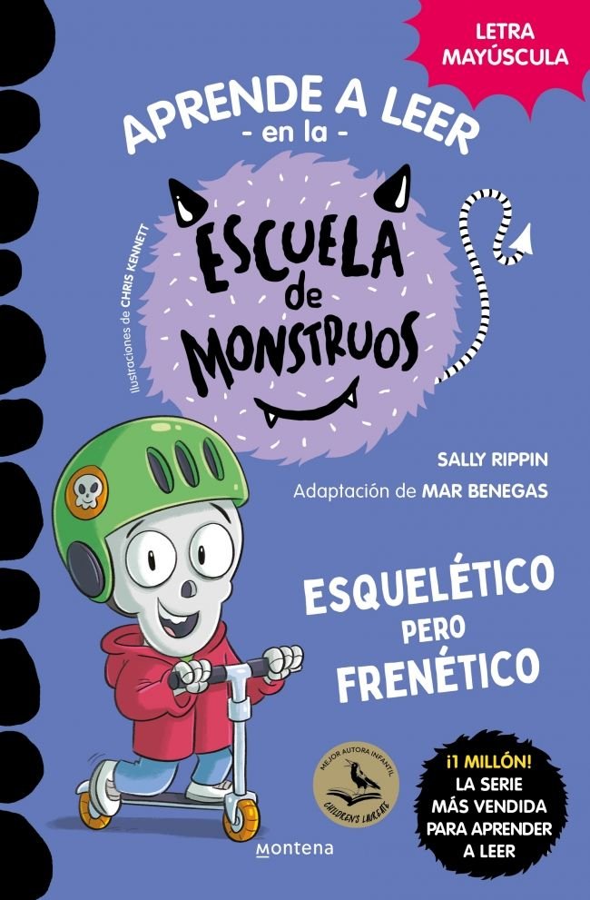 Libro Esquelético pero Frenético - Escuela de Monstruos - MONTENA