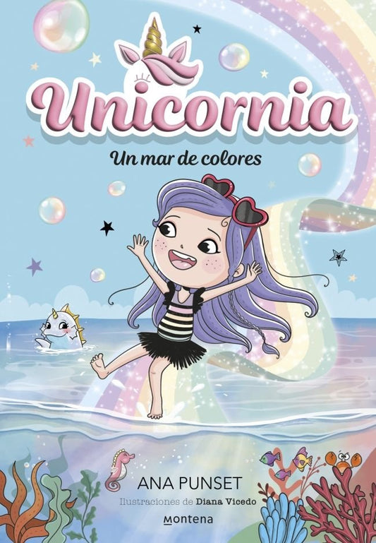 Libro Un mar de colores -  Unicornia - MONTENA