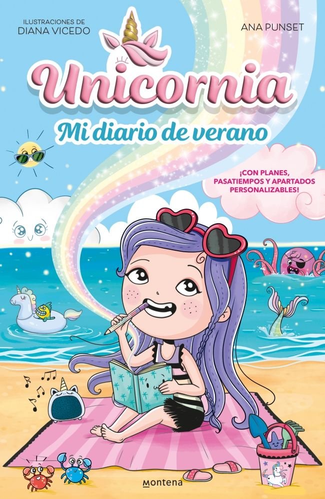 Libro Mi diario de verano -  Unicornia - MONTENA
