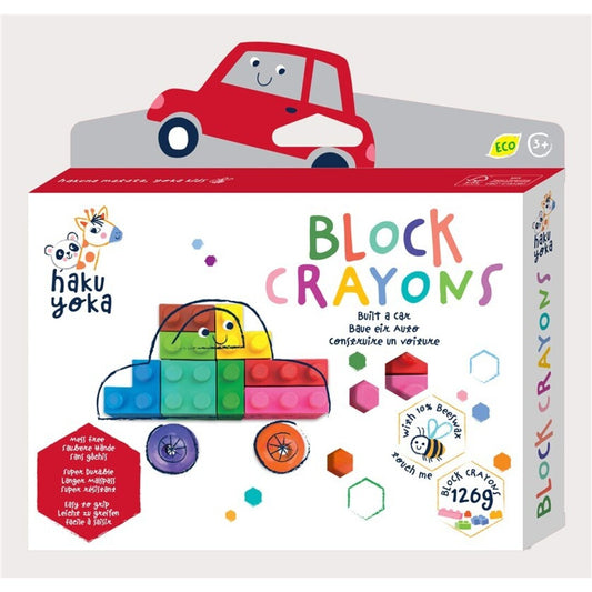 Crayones en Bloque Coche - MIEREDU
