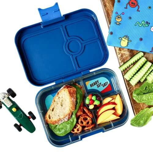 Caja de Almuerzo 4Compatimentos+Coches- YUMBOX