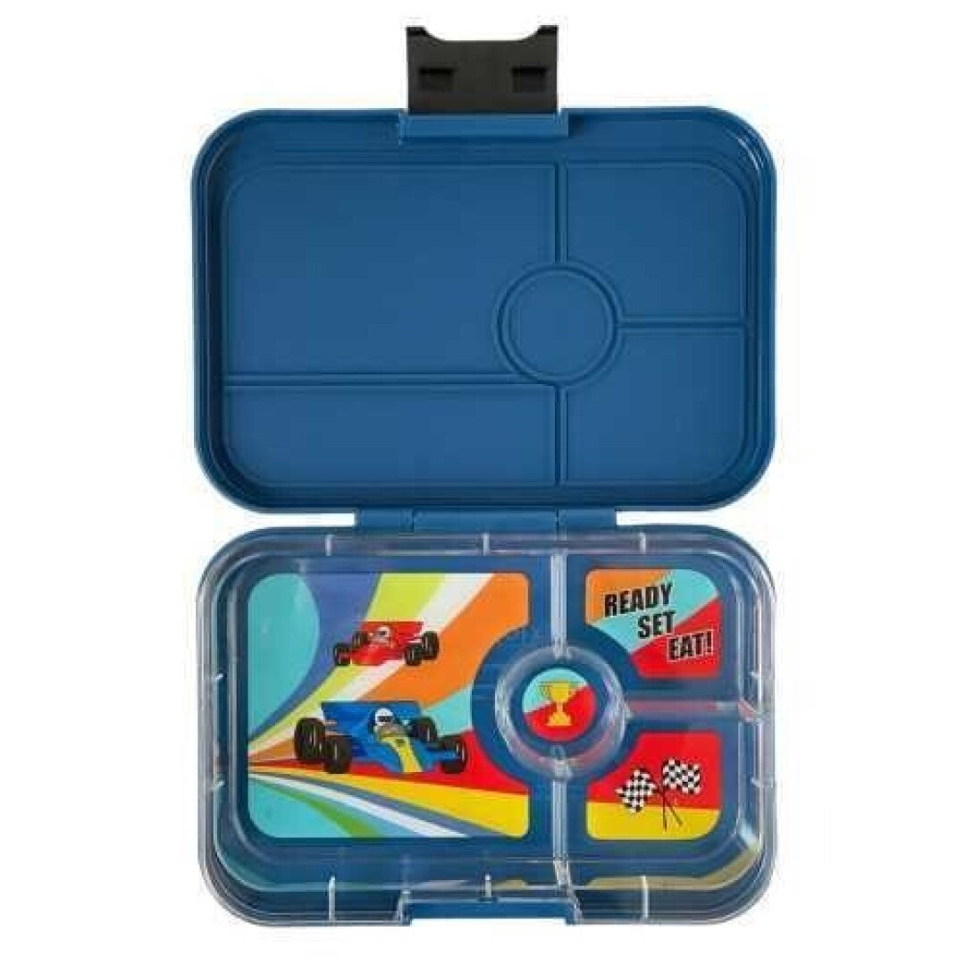 Caja de Almuerzo 4Compatimentos+Coches- YUMBOX