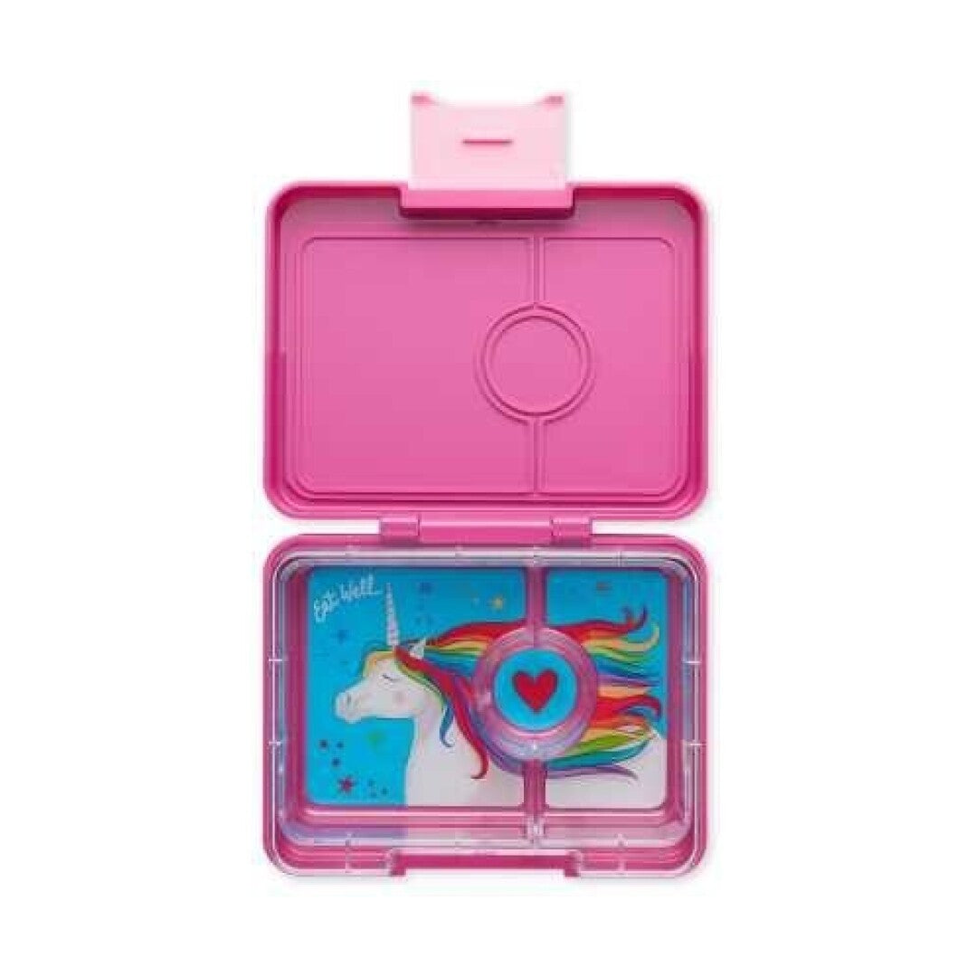 Caja de Almuerzo 3Compatimentos+Unicornio- YUMBOX