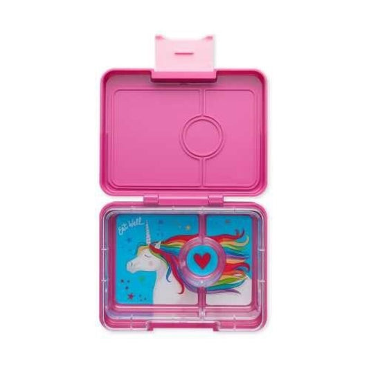 Caja de Almuerzo 3Compatimentos+Unicornio- YUMBOX