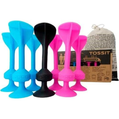 7 Dardos Silicona Starter Azul/Rosa - TOSSIT