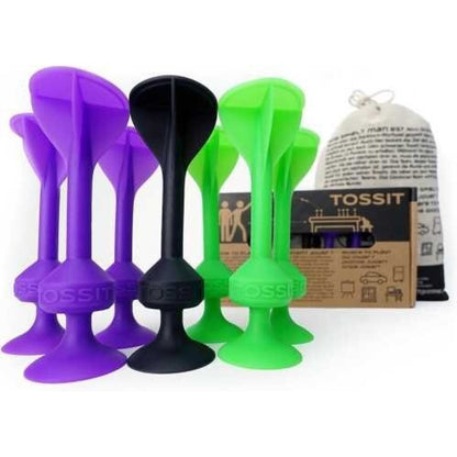 7 Dardos Silicona Starter VerdeFluor/Morado - TOSSIT