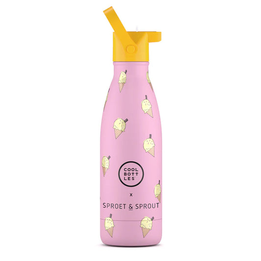 Botella Acero Térmica Pink Scoop 350ml - COOL BOTTLES