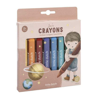 Ceras de colores de Jim - LITTLE DUTCH