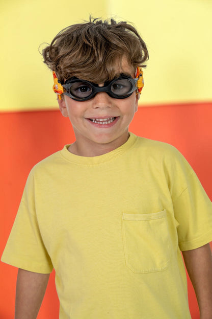 Gafas Infantiles Negras con Turbante de Deporte - DANDINI