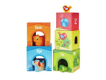 Cubos Apilables Animales - HAPE