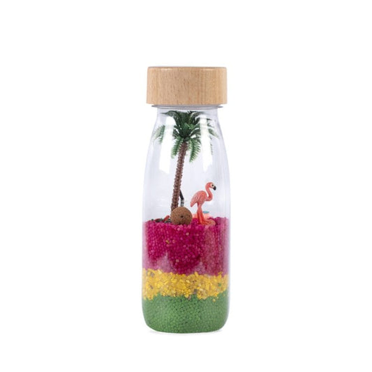 Botella Sensorial Flamingo - PETIT BOUM