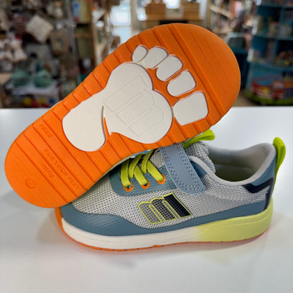 Deportivo Barefoot Gris/Azul - MUSTANG FREE