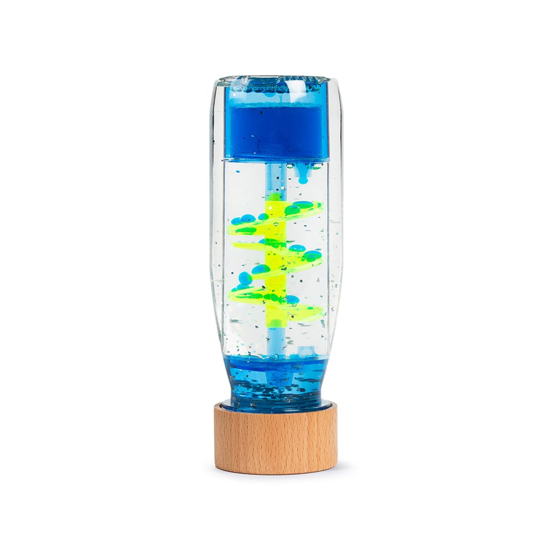 Botella Sensorial Spiral Blue  - PETIT BOUM