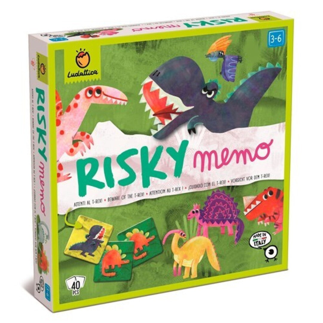 Risky Memo. Cuidado con el T-Rex! - LUDATTICA