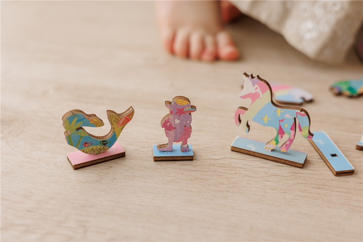 Puzzle Unicornio Encantado - LUDATTICA