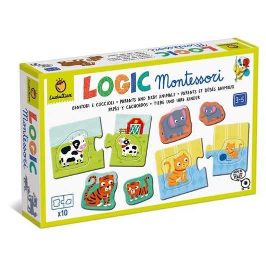 Puzles Logic Montessori Familias - LUDATTICA