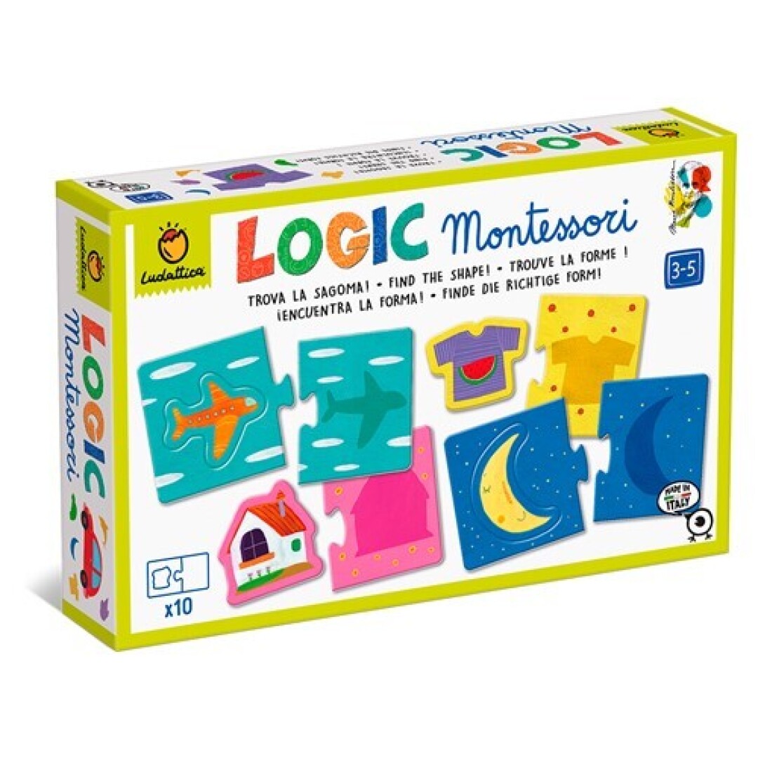 Puzles Logic Montessori Formas - LUDATTICA