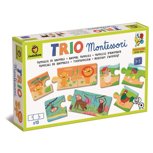 Puzles Logic Montessori Familias de Animales - LUDATTICA