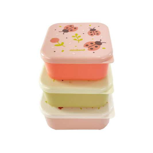 Pack de 3 Snack Box Butterfly - MINILAND