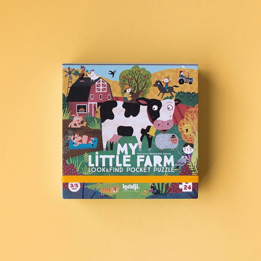 Puzle My Little Farm – Puzle 24 piezas y Juego de Observación en Familia | Londji