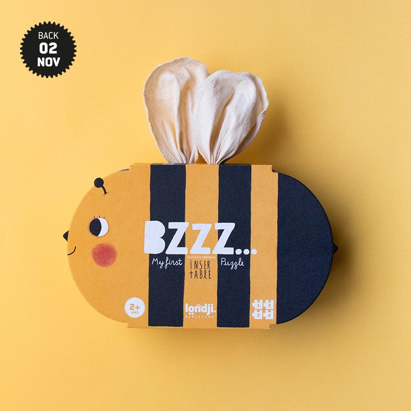 Puzle Bzzz... - Puzle con Piezas de Madera Insectos | LONDJI