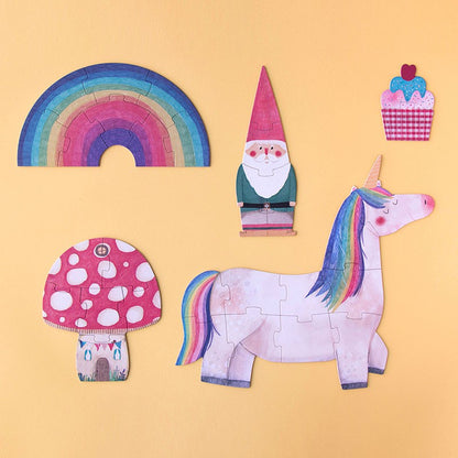 Puzle Happy Birthday Unicorn - 5 Puzles Evolutivos | LONDJI
