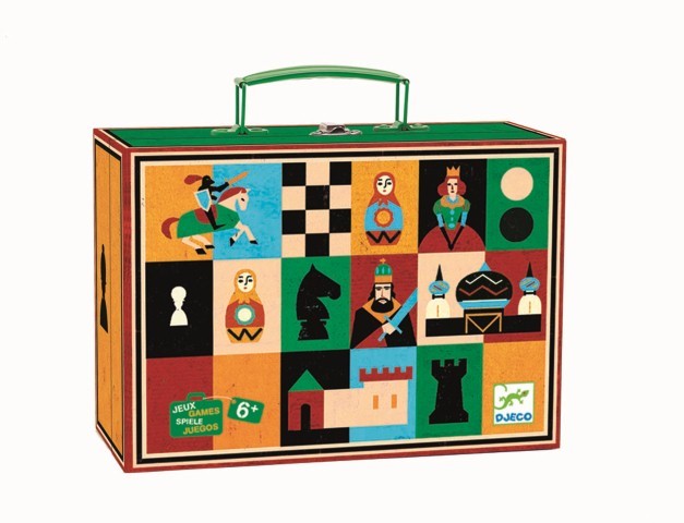 Juego de ajedez y damas - DJECO