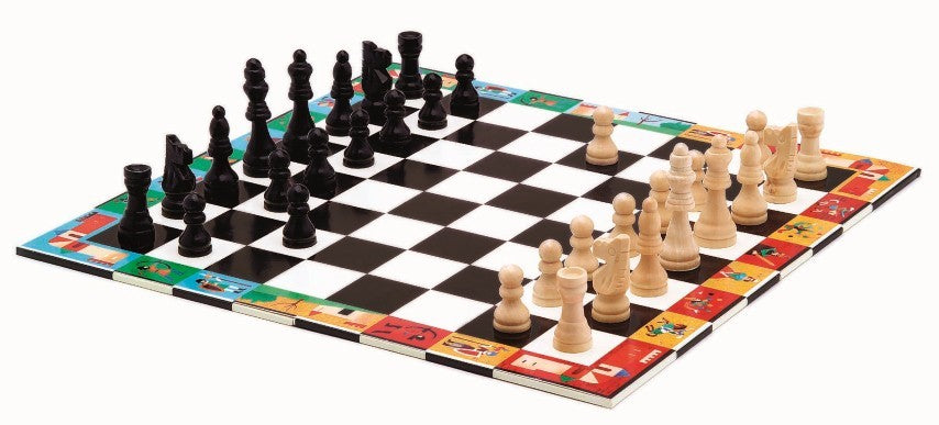 Juego de ajedez y damas - DJECO