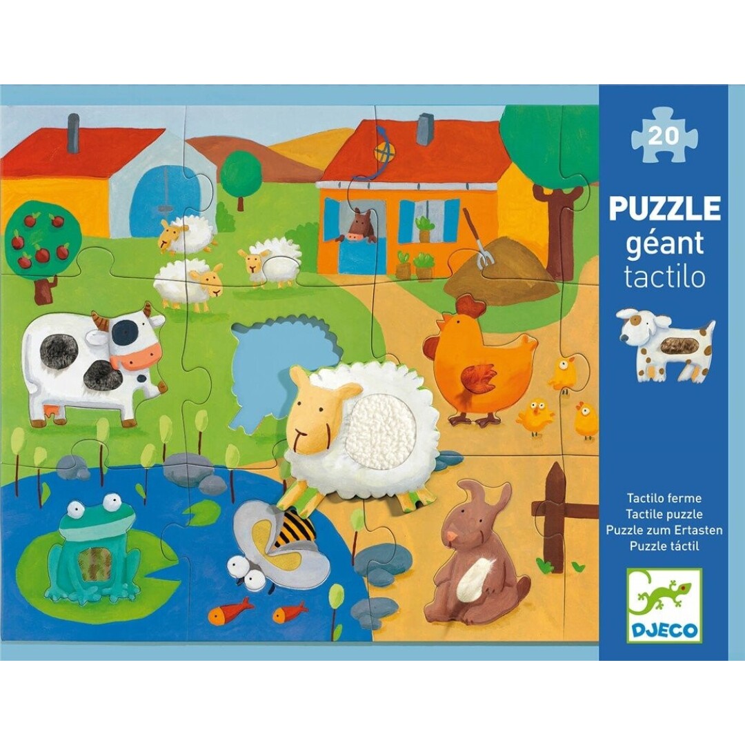 Puzle Sensorial Granja - DJECO