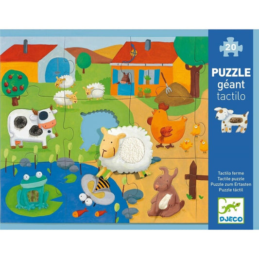 Puzle Sensorial Granja - DJECO