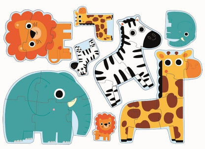 Puzle Evolutivo En la Jungla - DJECO